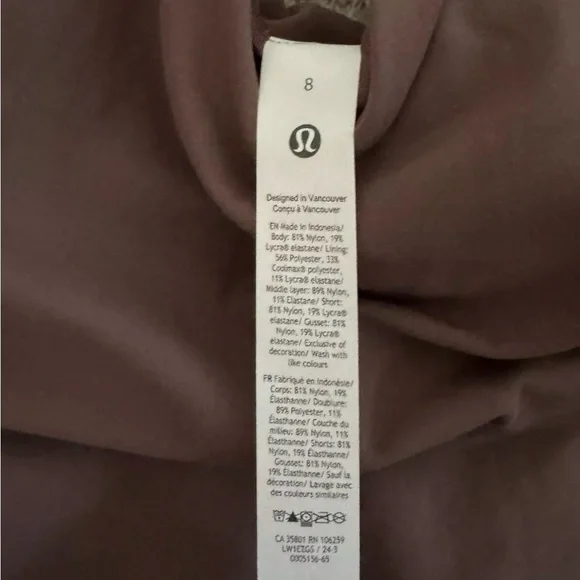 NWT Lululemon Align Dress, DKOX Dark Oxide Size 8 - Picture 3 of 6